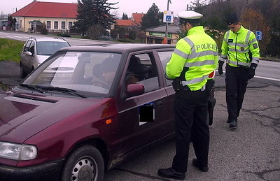 Akce zaměřená na viditelnost motoristů - foto: PČR