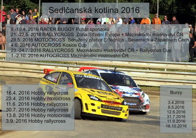 Přehled akcí v Sedlčanské kotlině - zdroj: RAC Sedlčany