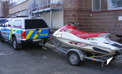 Dotyčný vodní skútr - foto: Policie ČR